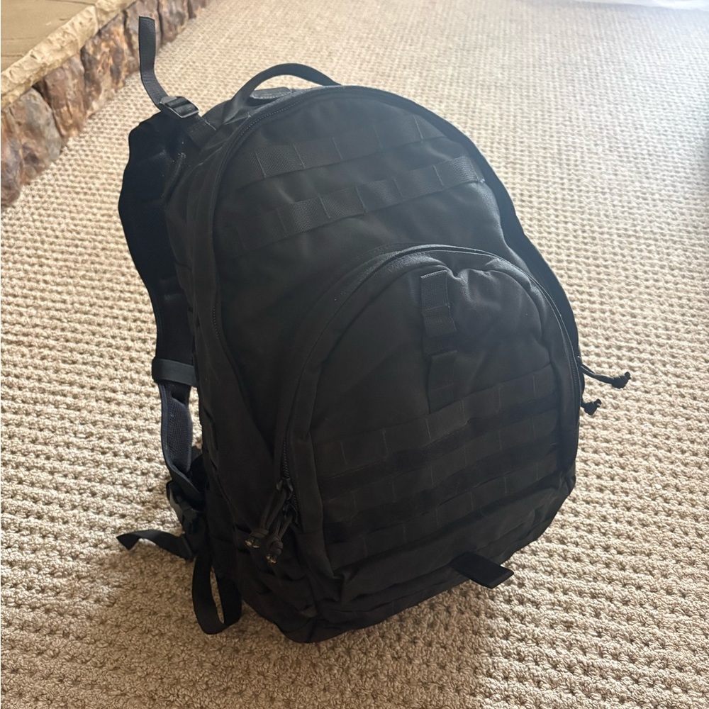 Black Tactical Military Backpack
